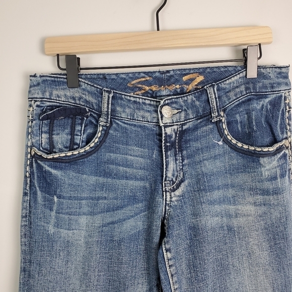 Seven7 Denim Bootcut Jeans Women 29 - Picture 2 of 11